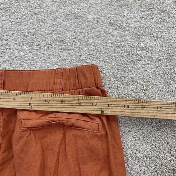 Uniqlo Women Extra Small Pants Linen Blend 26" Inseam Tapered 14-0 - Picture 6 of 8